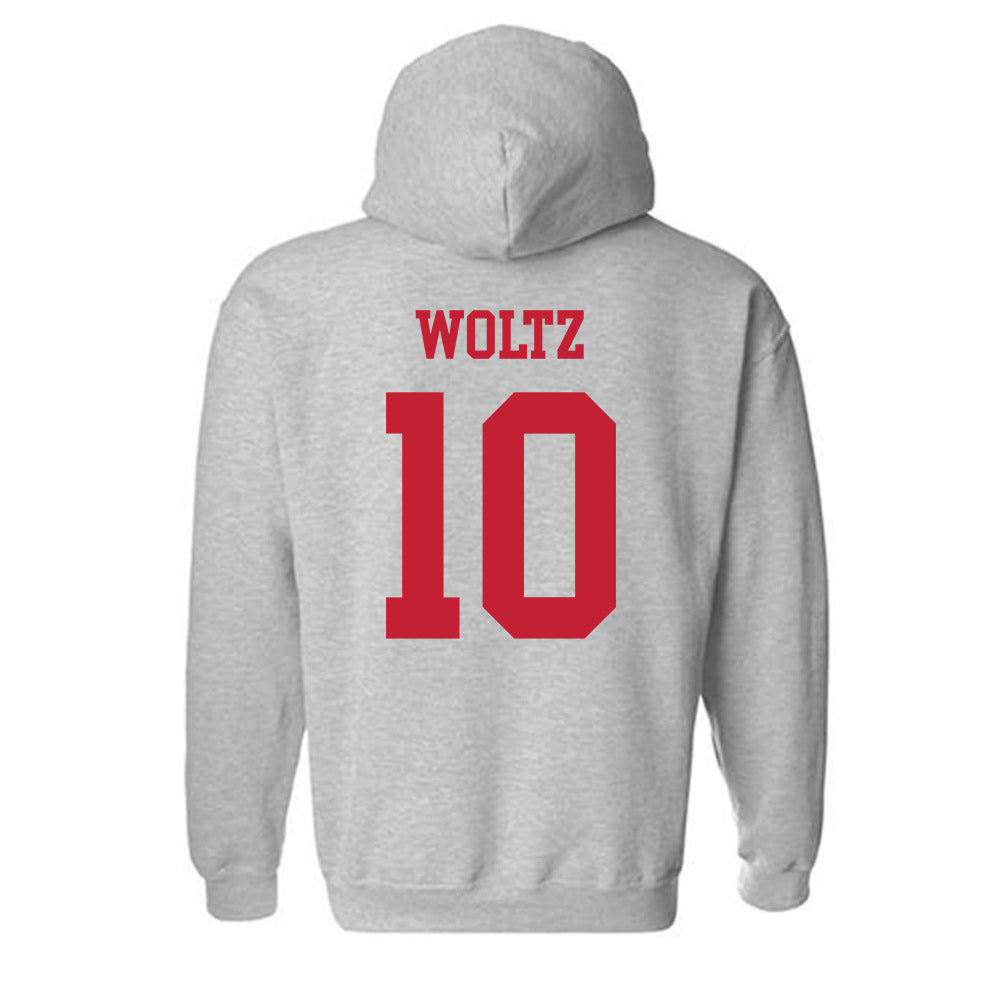 New Mexico - NCAA Baseball : Ethin Woltz - Classic Fashion Shersey Hooded Sweatshirt-1