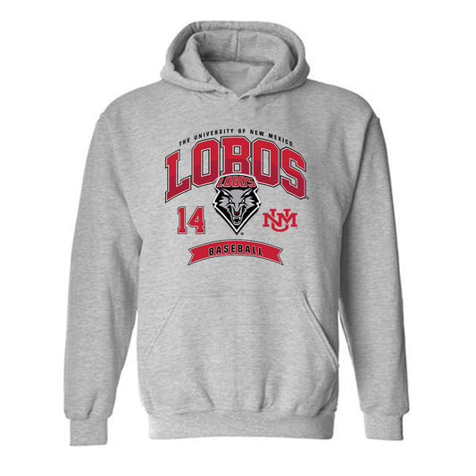 New Mexico - NCAA Baseball : Akili Carris - Classic Fashion Shersey Hooded Sweatshirt-0