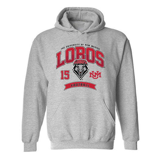 New Mexico - NCAA Football : Xavier Slayton - Classic Fashion Shersey Hooded Sweatshirt-0