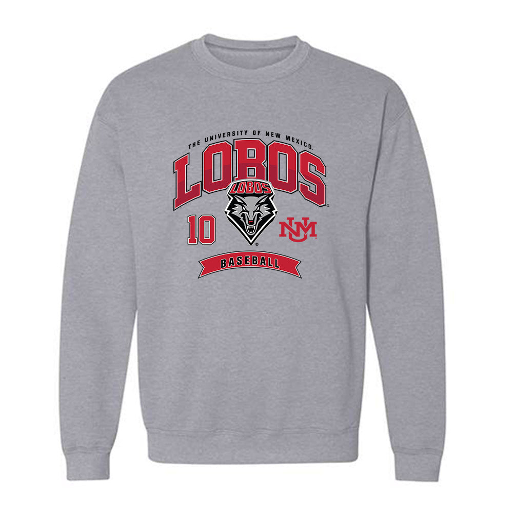 New Mexico - NCAA Baseball : Ethin Woltz - Classic Fashion Shersey Crewneck Sweatshirt-0
