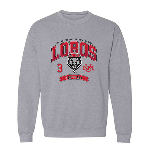 New Mexico - NCAA Softball : Caitlin Benningfield - Classic Fashion Shersey Crewneck Sweatshirt-0