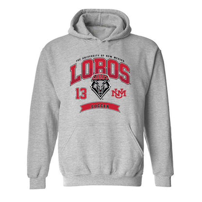 New Mexico - NCAA Women's Soccer : Celina Frenz - Classic Fashion Shersey Hooded Sweatshirt-0