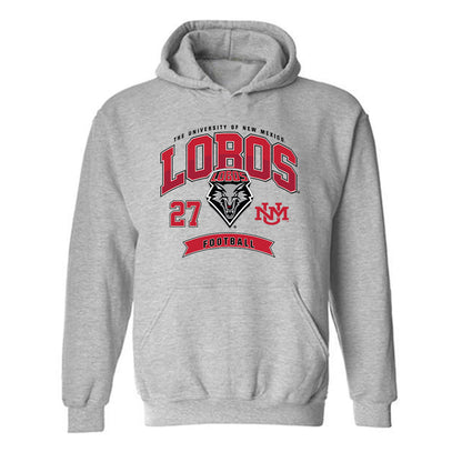 New Mexico - NCAA Football : Brannon Hampton - Classic Fashion Shersey Hooded Sweatshirt-0
