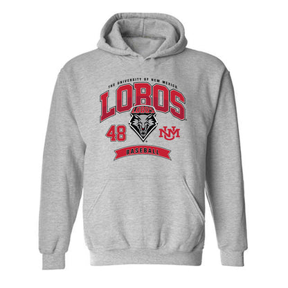 New Mexico - NCAA Baseball : Jacob Gergen - Classic Fashion Shersey Hooded Sweatshirt-0