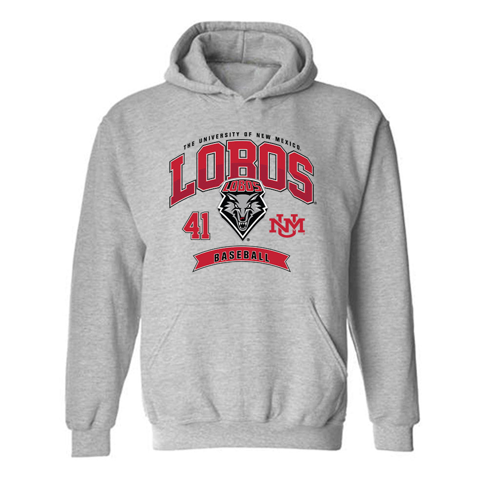 New Mexico - NCAA Baseball : Seth Edgerton - Classic Fashion Shersey Hooded Sweatshirt-0