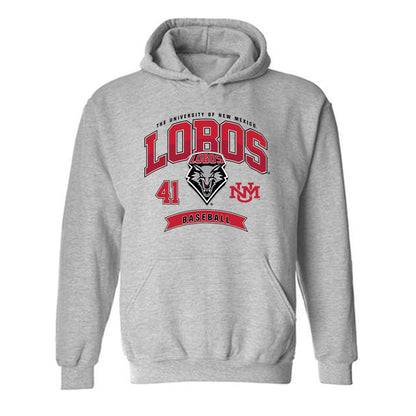 New Mexico - NCAA Baseball : Seth Edgerton - Classic Fashion Shersey Hooded Sweatshirt-0