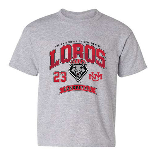 New Mexico - NCAA Men's Basketball : Jake Hall - Classic Fashion Shersey Youth T-Shirt-0