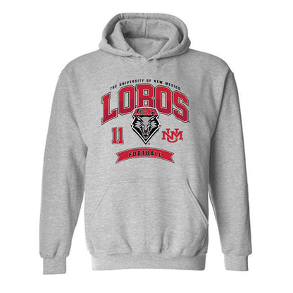 New Mexico - NCAA Football : Massiah Mingo - Classic Fashion Shersey Hooded Sweatshirt-0