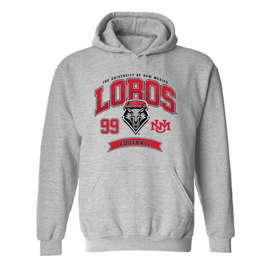 New Mexico - NCAA Football : Jack Burzynski - Classic Fashion Shersey Hooded Sweatshirt-0