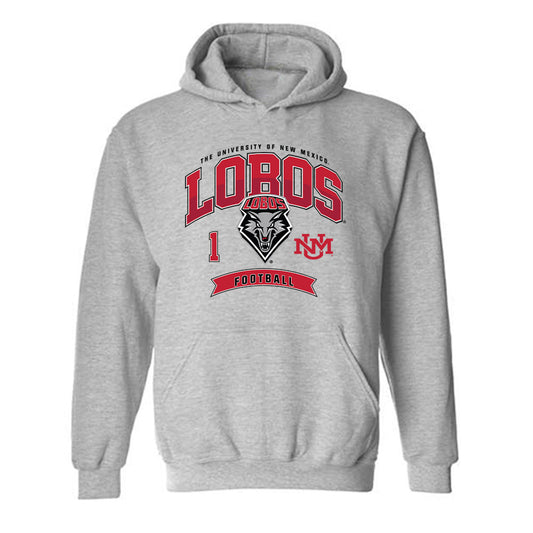 New Mexico - NCAA Football : Jahmir Torres - Classic Fashion Shersey Hooded Sweatshirt-0