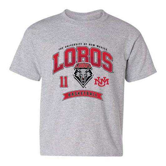New Mexico - NCAA Men's Basketball : Kallai Patton - Classic Fashion Shersey Youth T-Shirt-0
