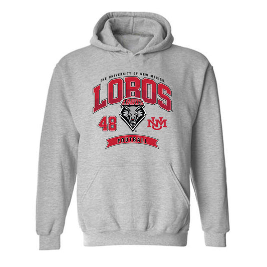 New Mexico - NCAA Football : John Sierra - Classic Fashion Shersey Hooded Sweatshirt-0