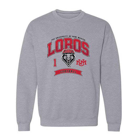 New Mexico - NCAA Football : Jahmir Torres - Classic Fashion Shersey Crewneck Sweatshirt-0
