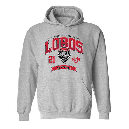New Mexico - NCAA Football : Austin Brawley - Classic Fashion Shersey Hooded Sweatshirt-0