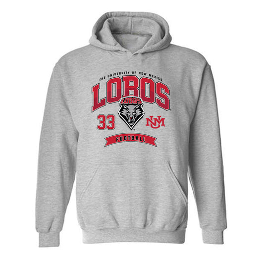 New Mexico - NCAA Football : Hayes Baum - Classic Fashion Shersey Hooded Sweatshirt-0