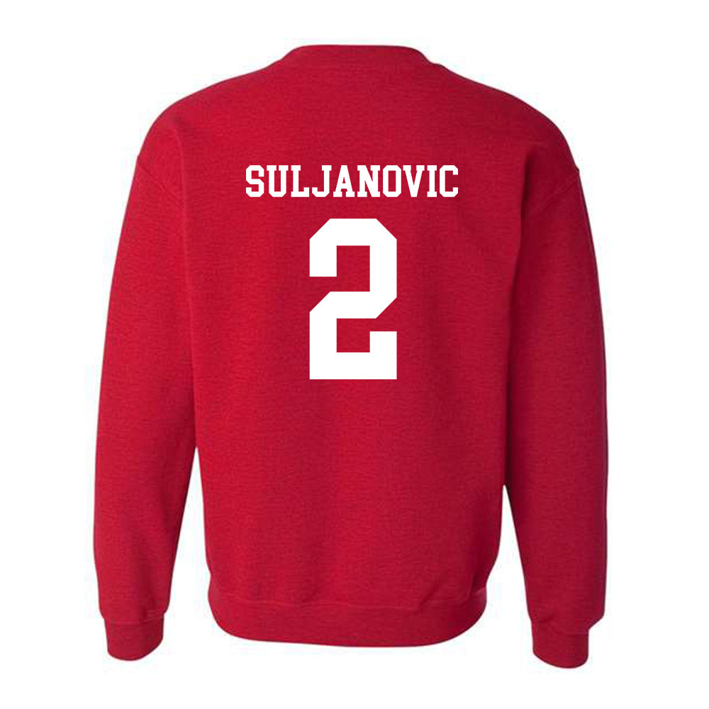 New Mexico - NCAA Men's Basketball : Imran Suljanovic - Classic Shersey Crewneck Sweatshirt-3