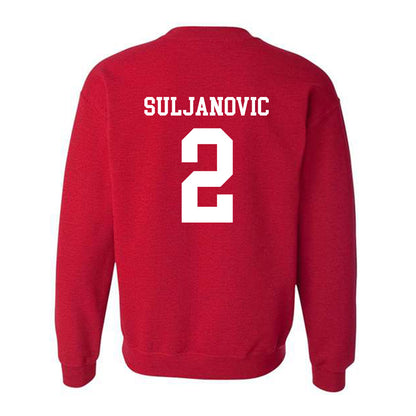 New Mexico - NCAA Men's Basketball : Imran Suljanovic - Classic Shersey Crewneck Sweatshirt-3