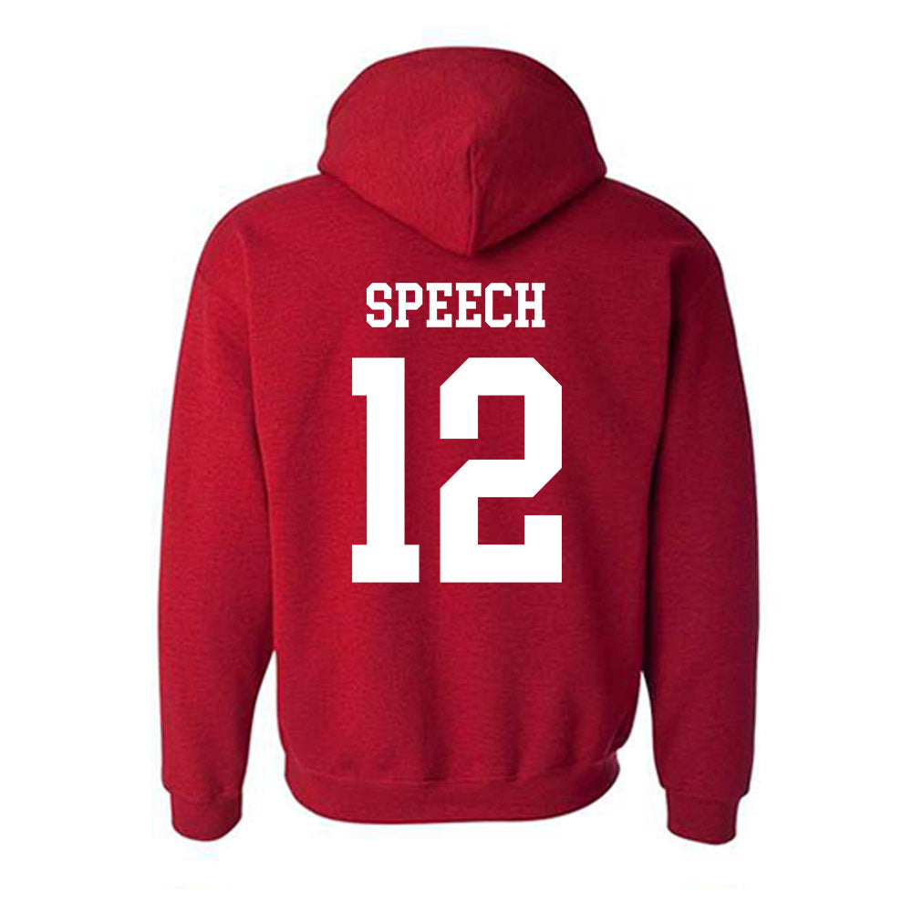 New Mexico - NCAA Football : Drew Speech - Classic Shersey Hooded Sweatshirt-1
