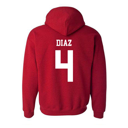 New Mexico - NCAA Baseball : Anthony Diaz - Classic Shersey Hooded Sweatshirt-1