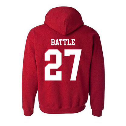 New Mexico - NCAA Football : Kj Battle - Classic Shersey Hooded Sweatshirt-1