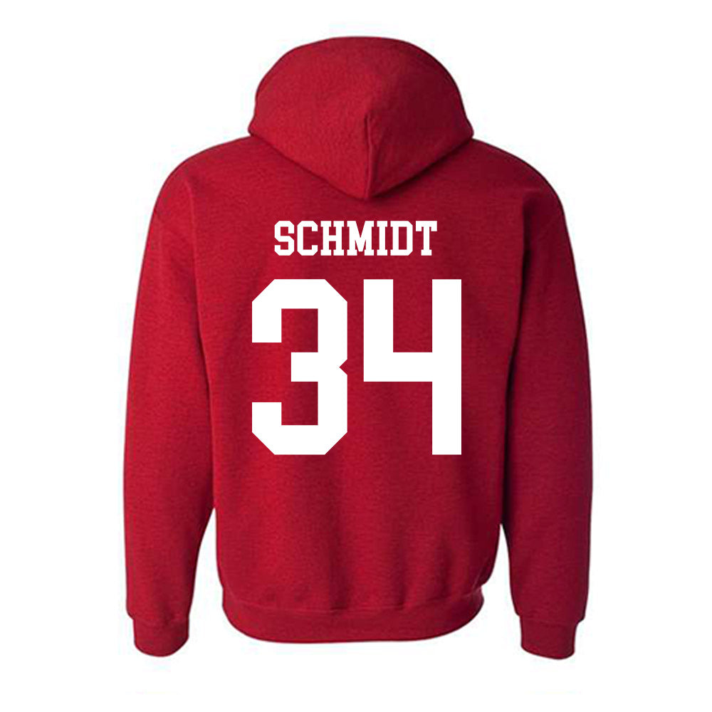 New Mexico - NCAA Football : Broden Schmidt - Classic Shersey Hooded Sweatshirt-1
