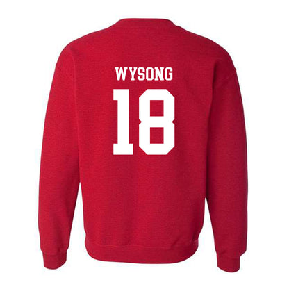 New Mexico - NCAA Football : Evan Wysong - Classic Shersey Crewneck Sweatshirt-3