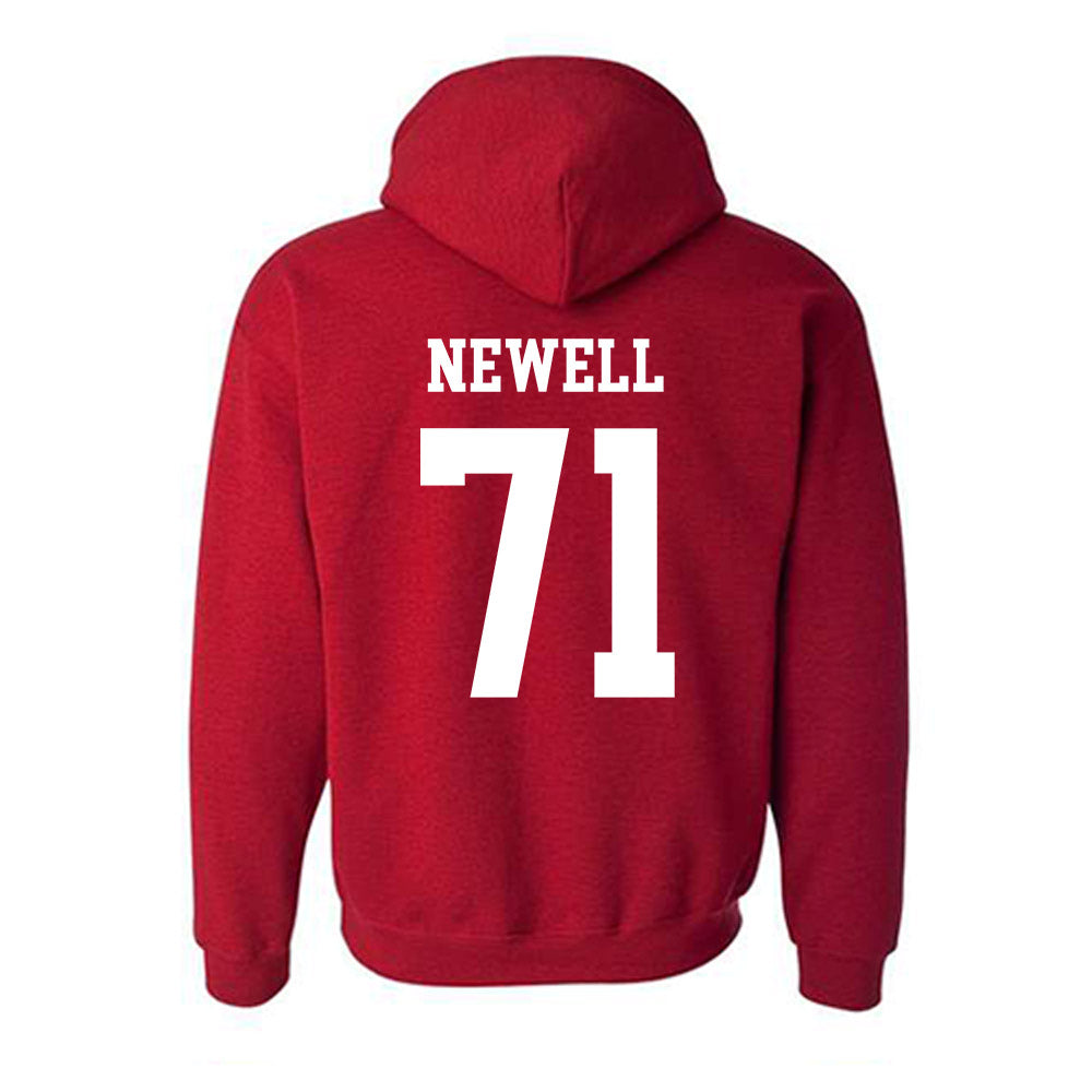 New Mexico - NCAA Football : Danzel Newell - Classic Shersey Hooded Sweatshirt-1