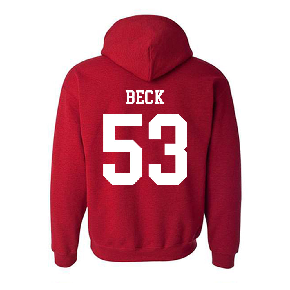 New Mexico - NCAA Football : Caden Beck - Classic Shersey Hooded Sweatshirt-1