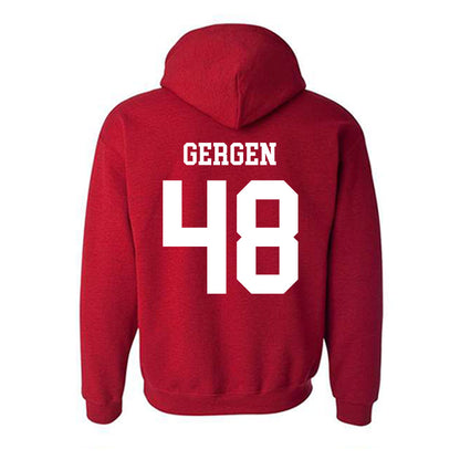 New Mexico - NCAA Baseball : Jacob Gergen - Classic Shersey Hooded Sweatshirt-1