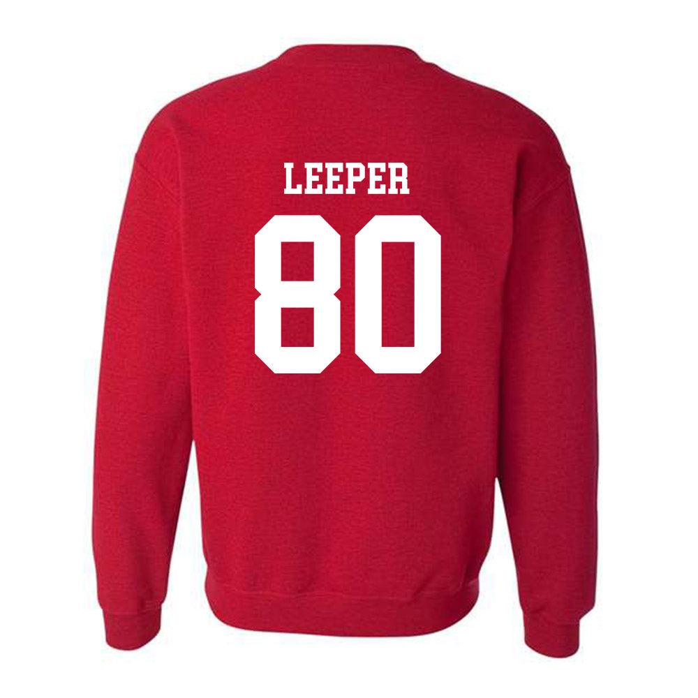 New Mexico - NCAA Football : Max Leeper - Classic Shersey Crewneck Sweatshirt-3