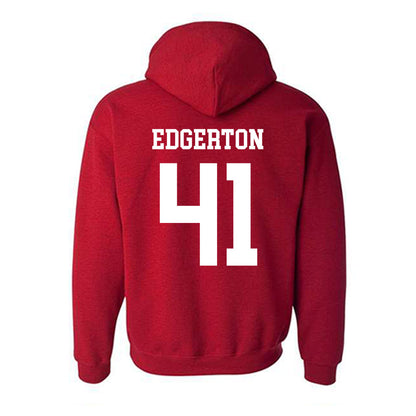 New Mexico - NCAA Baseball : Seth Edgerton - Classic Shersey Hooded Sweatshirt-1