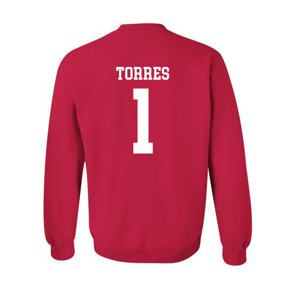 New Mexico - NCAA Football : Jahmir Torres - Classic Shersey Crewneck Sweatshirt-3