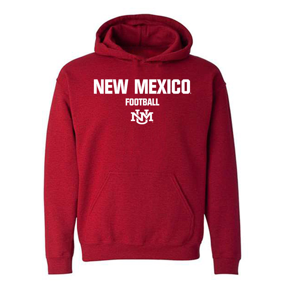 New Mexico - NCAA Football : Broden Schmidt - Classic Shersey Hooded Sweatshirt-0