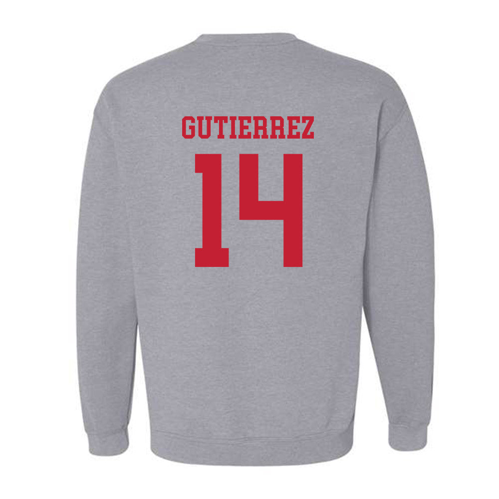 New Mexico - NCAA Football : Melaki Gutierrez - Classic Shersey Crewneck Sweatshirt-1