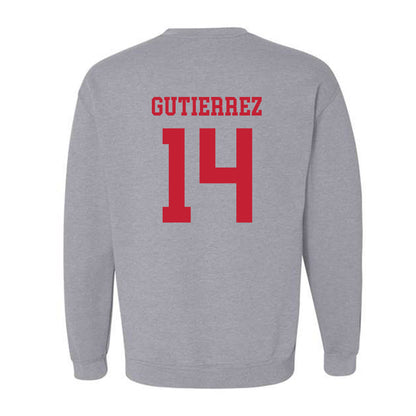 New Mexico - NCAA Football : Melaki Gutierrez - Classic Shersey Crewneck Sweatshirt-1