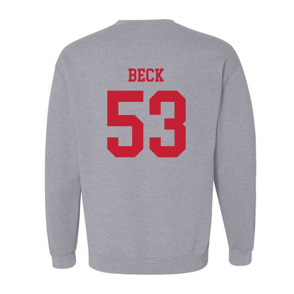 New Mexico - NCAA Football : Caden Beck - Classic Shersey Crewneck Sweatshirt-1