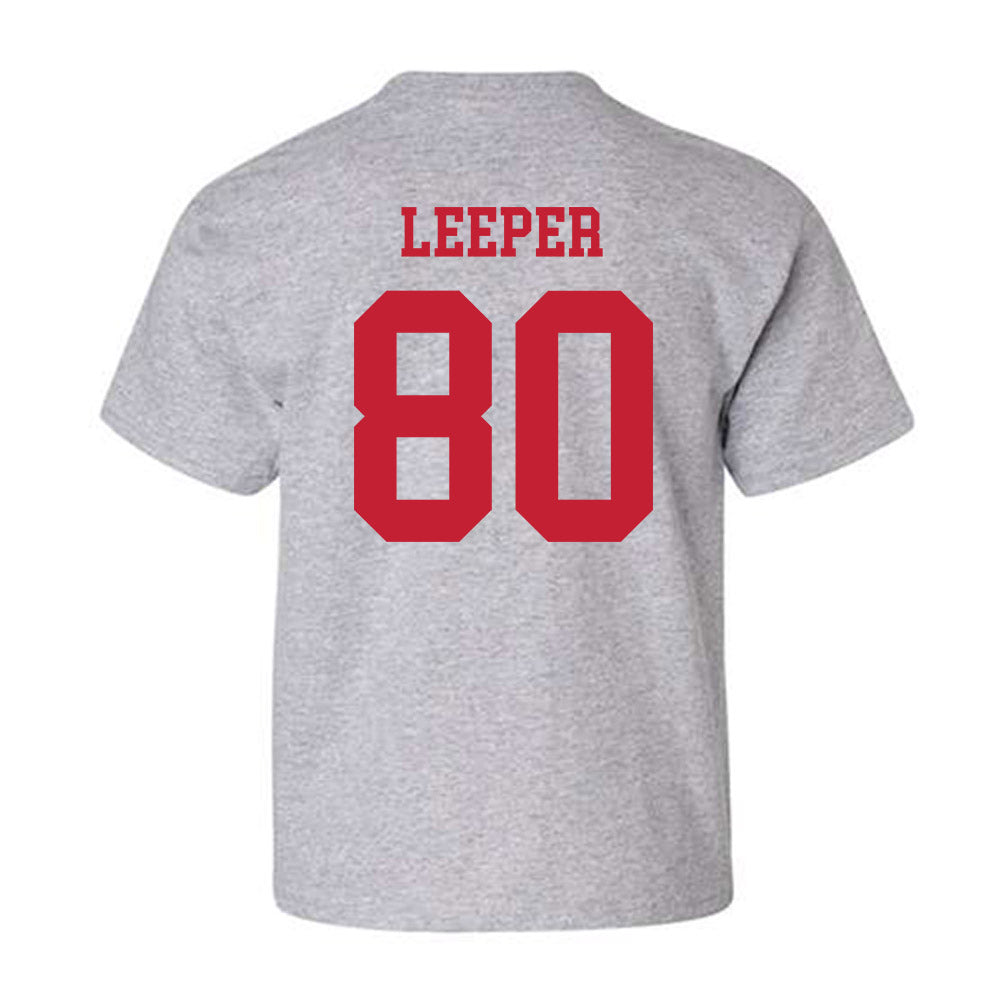 New Mexico - NCAA Football : Max Leeper - Classic Shersey Youth T-Shirt-1