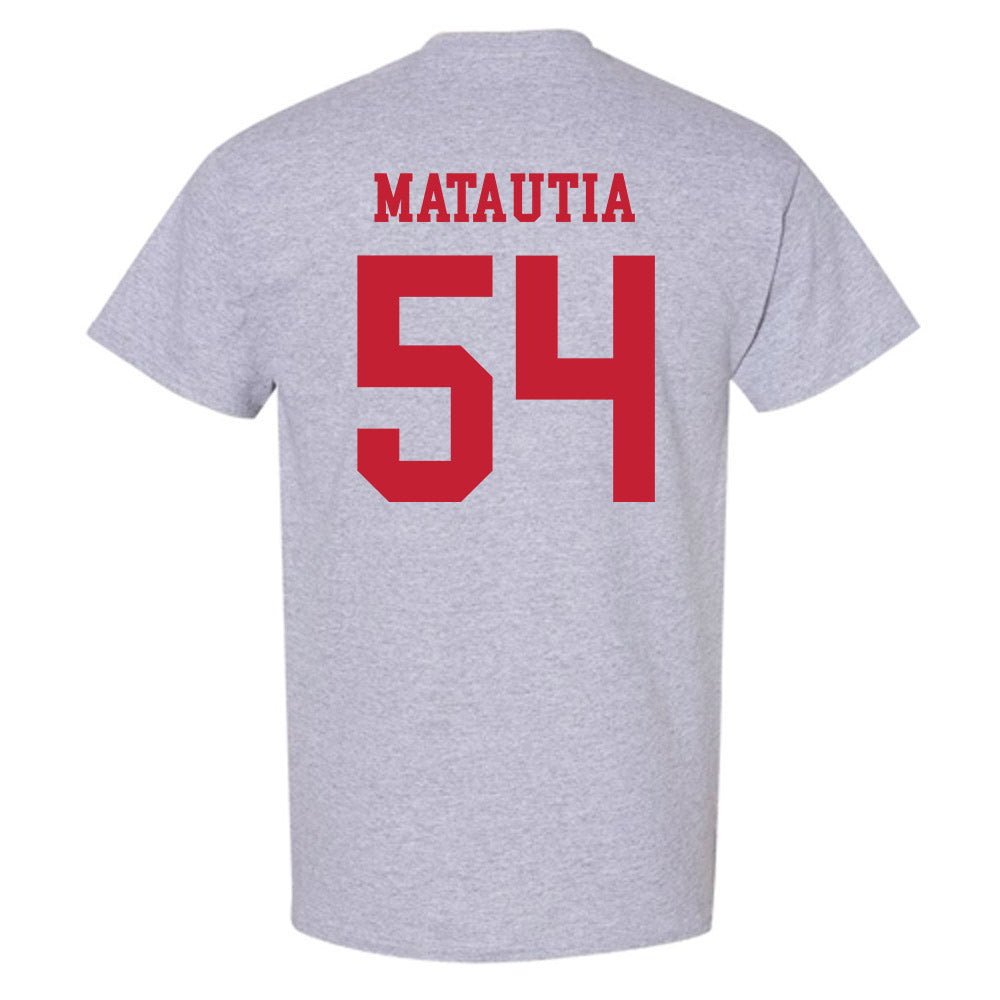 New Mexico - NCAA Football : Jojo Matautia - Classic Shersey T-Shirt-1