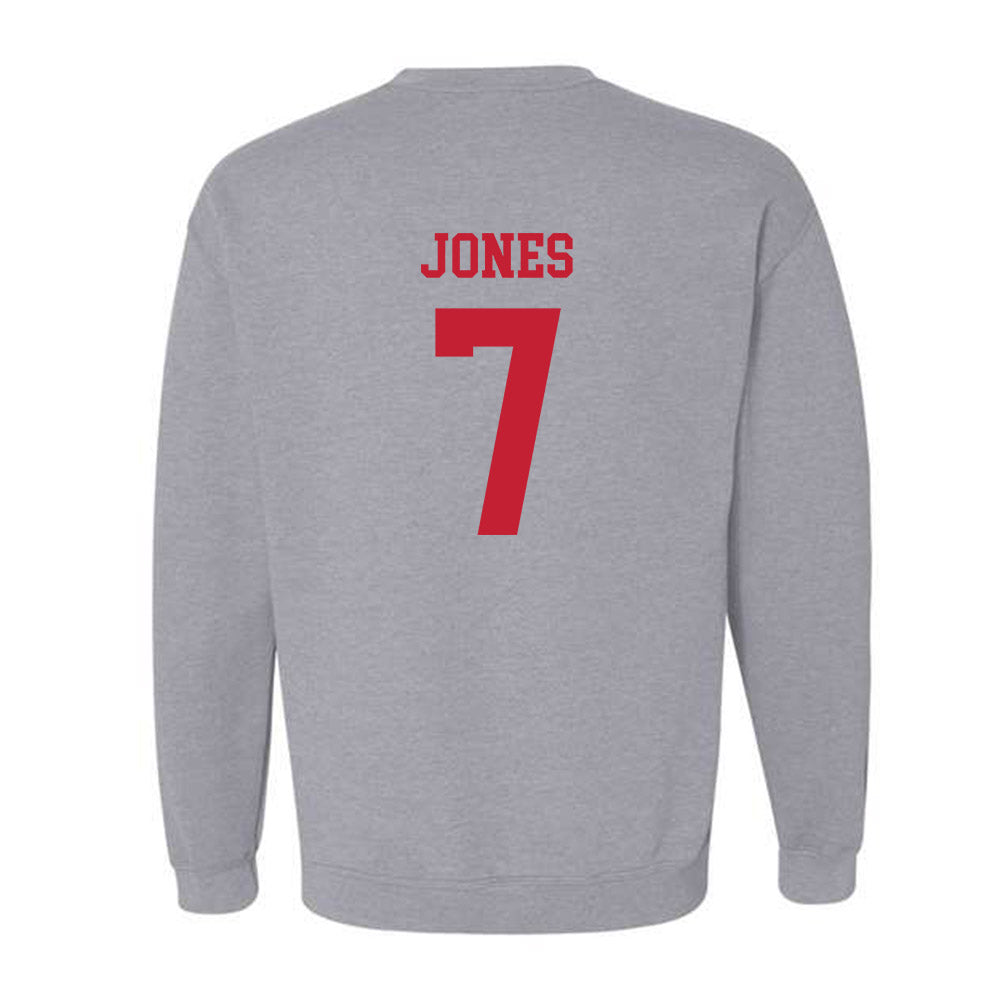 New Mexico - NCAA Men's Basketball : Sir Marius Jones - Classic Shersey Crewneck Sweatshirt-1