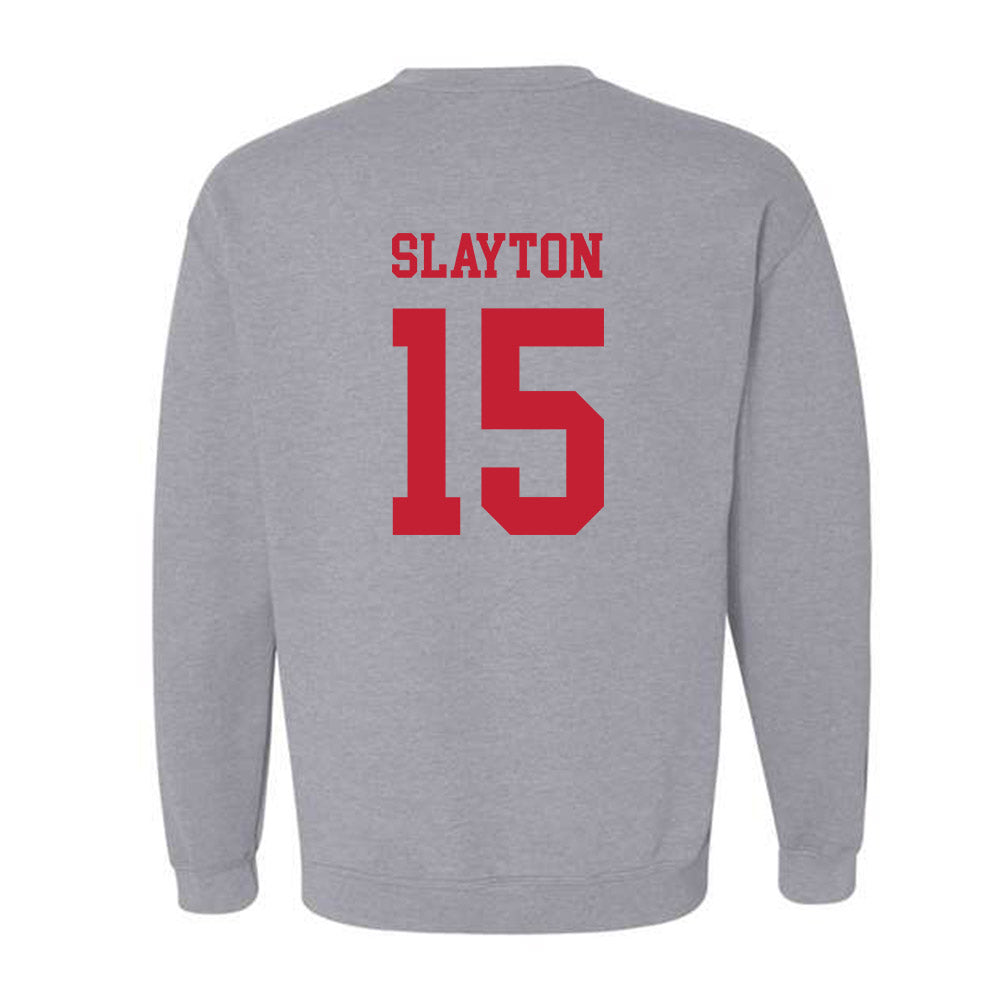 New Mexico - NCAA Football : Xavier Slayton - Classic Shersey Crewneck Sweatshirt-1