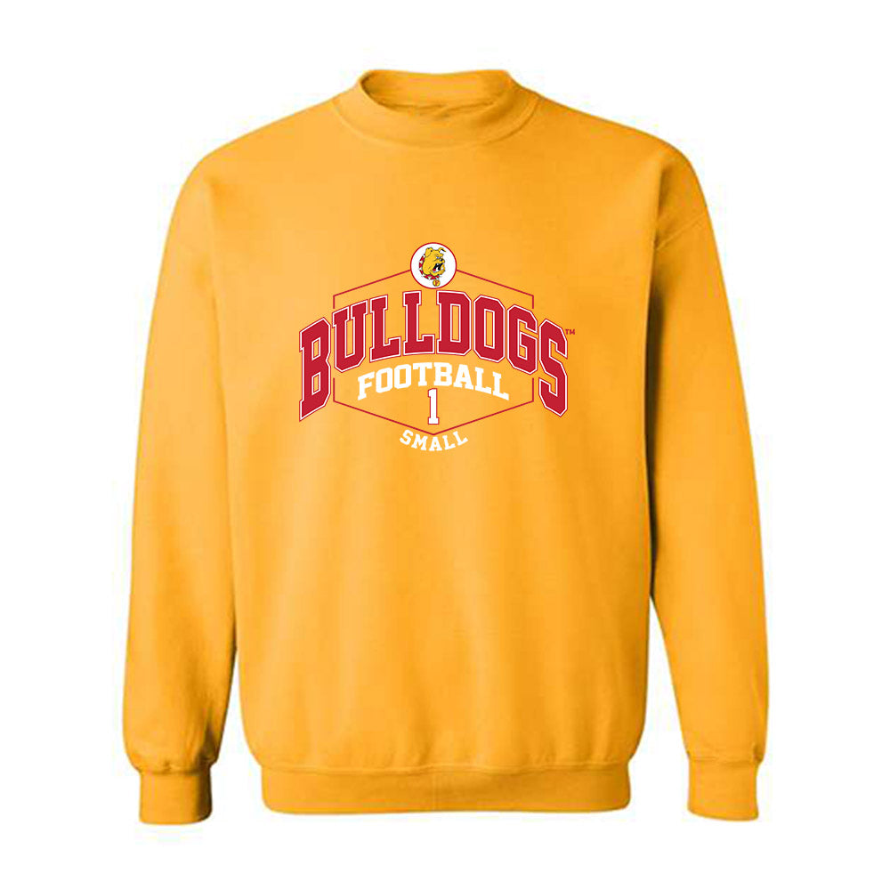 Ferris State - NCAA Football : Deion Small - Classic Fashion Shersey Crewneck Sweatshirt-0