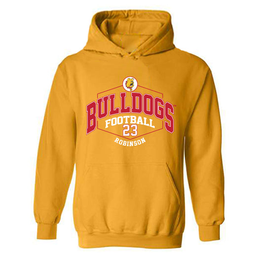 Ferris State - NCAA Football : James Robinson - Classic Fashion Shersey Hooded Sweatshirt-0