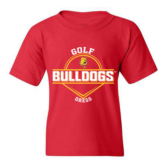 Ferris State - NCAA Men's Golf : Ray Dress - Classic Fashion Shersey Youth T-Shirt-0