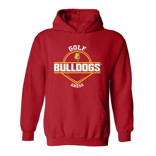 Ferris State - NCAA Men's Golf : Ray Dress - Classic Fashion Shersey Hooded Sweatshirt-0