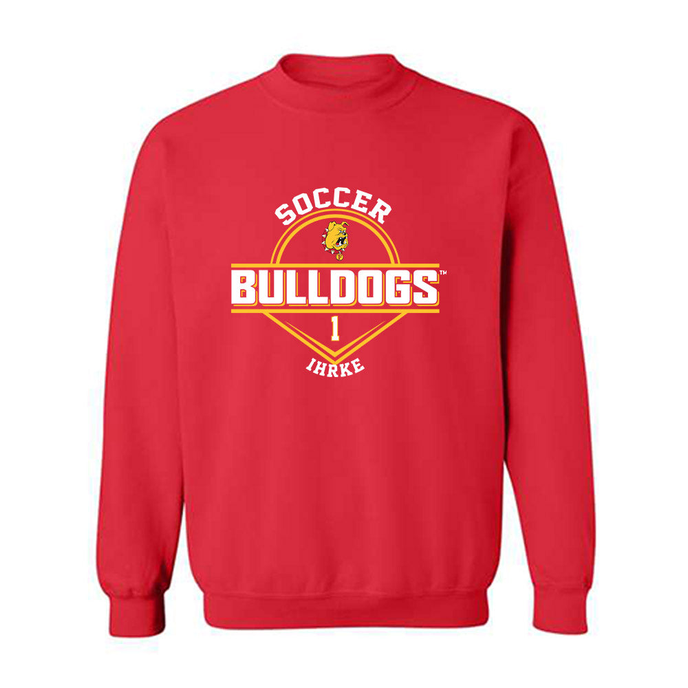 Ferris State - NCAA Women's Soccer : Korinne Ihrke - Classic Fashion Shersey Crewneck Sweatshirt-0