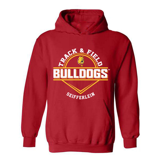 Ferris State - NCAA Men's Track & Field : Lucas Seifferlein - Classic Fashion Shersey Hooded Sweatshirt-0