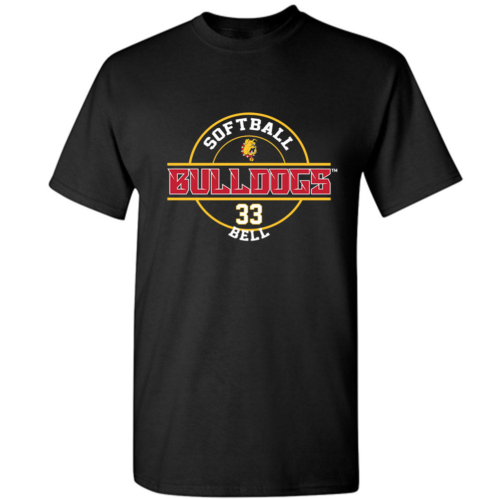 Ferris State - NCAA Softball : Cece Bell - Classic Fashion Shersey T-Shirt-0