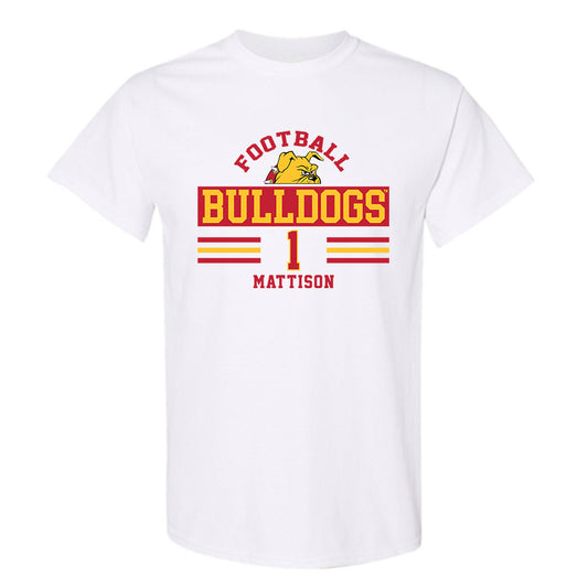 Ferris State - NCAA Football : Gyasi Mattison - Classic Fashion Shersey T-Shirt-0