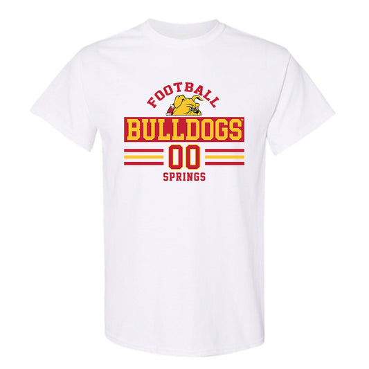 Ferris State - NCAA Football : Alex Springs - Classic Fashion Shersey T-Shirt-0