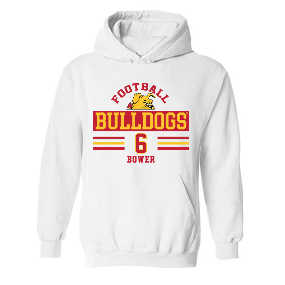 Ferris State - NCAA Football : Tarick Bower - Classic Fashion Shersey Hooded Sweatshirt-0